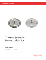 Thermo Fisher Scientific Hematicrit Rotor Handleiding