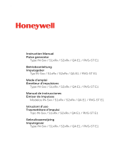 Honeywell IN-Sxx, S1xRx, S2xRx, QA E1, RVG-ST E1 Handleiding