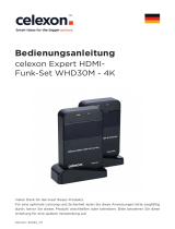 Celexon WHD30M Expert radiowy system bezprzewodowy HDMI 4K UHD 3840x2160 60GHz de handleiding