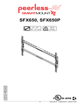 PEERLESS-AV SFX650 de handleiding