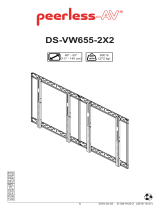 PEERLESS-AV DS-VW655-2X2 Installatie gids