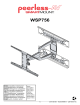 PEERLESS-AV WSP756 Installatie gids