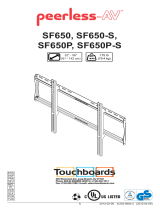Peerless Industries SF650P-S Handleiding