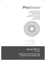 Pro Breeze PB-01-UK-FBA-3 Handleiding