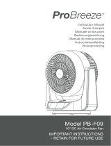 Pro Breeze PB-F09-UK-PLUGRW-FBA Handleiding