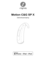 Signia Motion C&G SP 2X Gebruikershandleiding