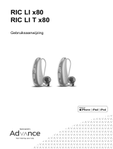 ADVANCE RIC LI T 580 Gebruikershandleiding