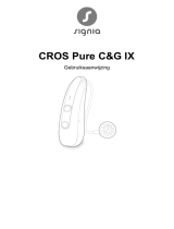 Signia CROS Pure C&G IX Gebruikershandleiding