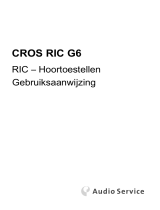 AUDIOSERVICE CROS RIC G6 Gebruikershandleiding