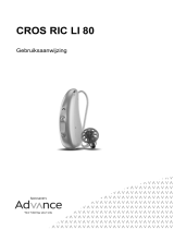 ADVANCE CROS RIC LI 80 Gebruikershandleiding