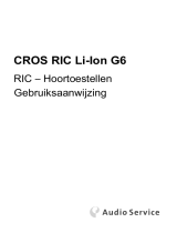 AUDIOSERVICE Demo CROS RIC Li-Ion G6 Gebruikershandleiding