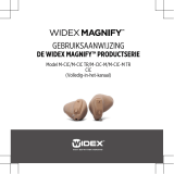 Widex MAGNIFY M-CIC-M TR M22 Gebruikershandleiding