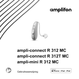 AMPLIFON ampli-connect R 312 3MC Gebruikershandleiding