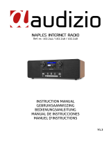 audizio Naples Digital Music System CD/BT/DAB+/Internet de handleiding