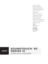 Bose soundtouch 30 seriesiii wireless music system de handleiding